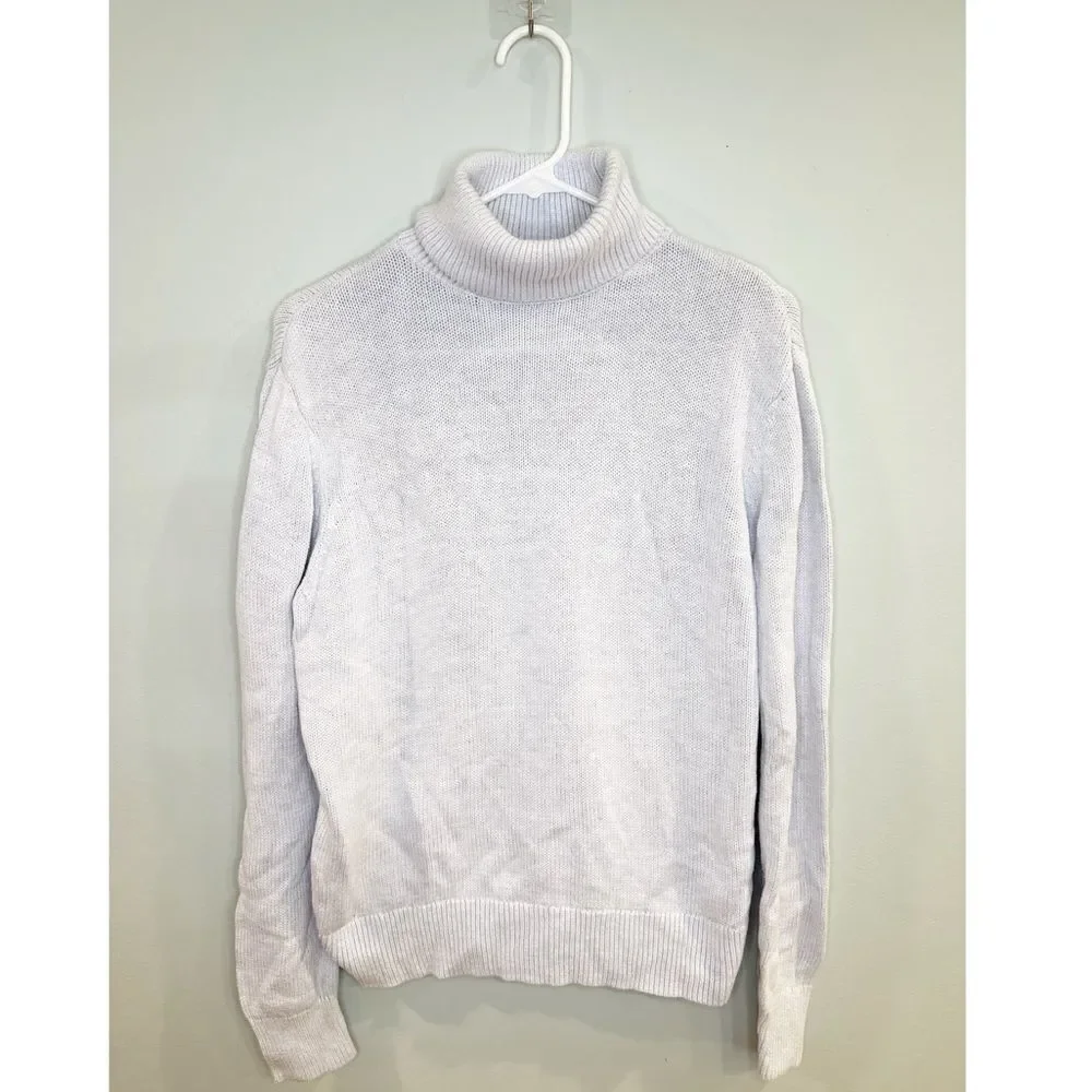 Aritzia tna york turtleneck sweater blue